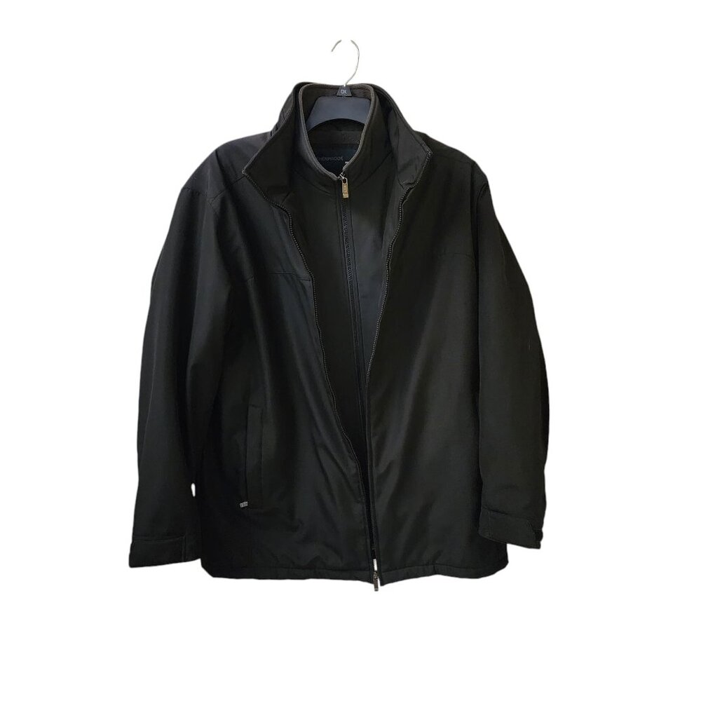Weatherproof Ultra Tech Men's Jacket Coat Double Zip Hooded Water Repellant XL